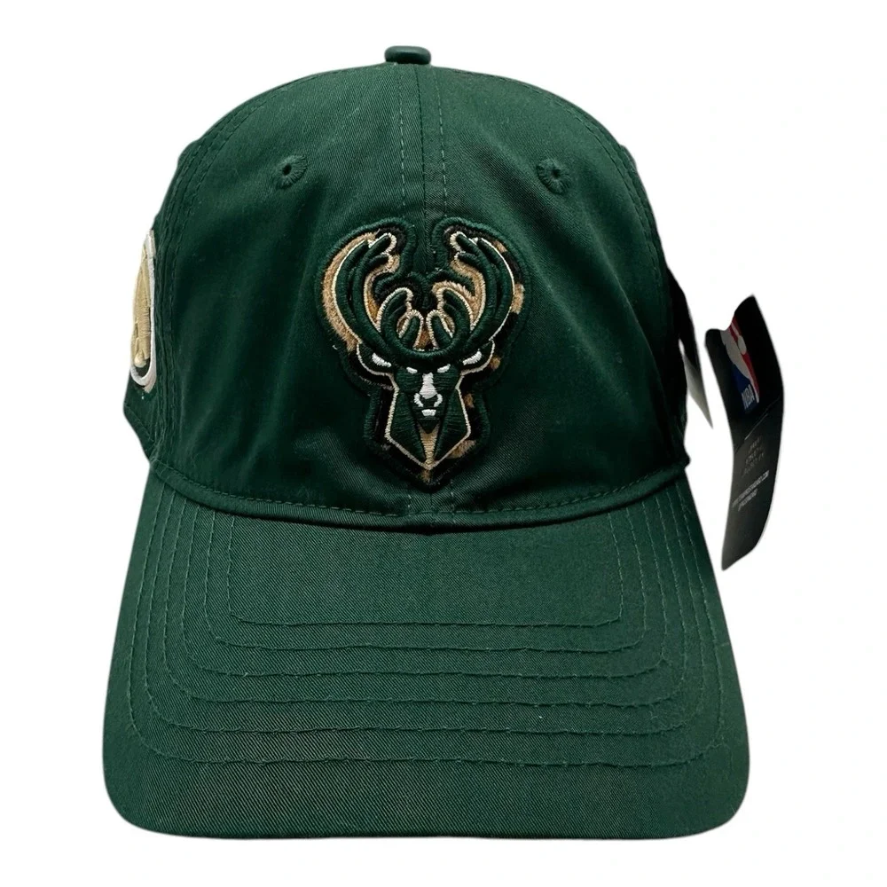 Pro Standard Milwaukee Bucks Hat Cap Strapback Adjustable Green Leopard Cheetah